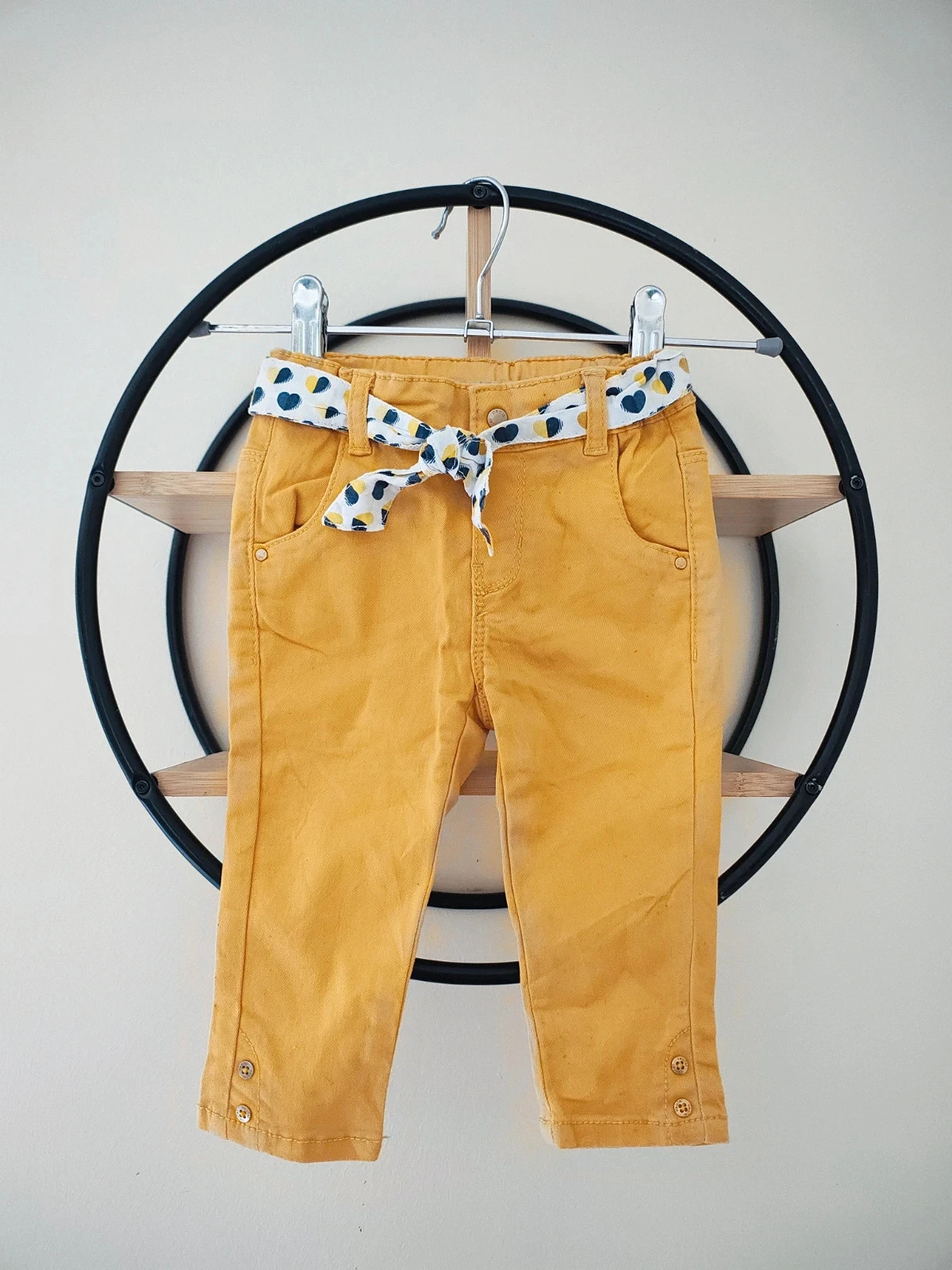 12 mois pantalon obaibi okaidi avec ceinture